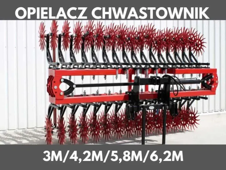 Opielacz, chwastownik gwiazdowy rotacyjny brona SOLMAX