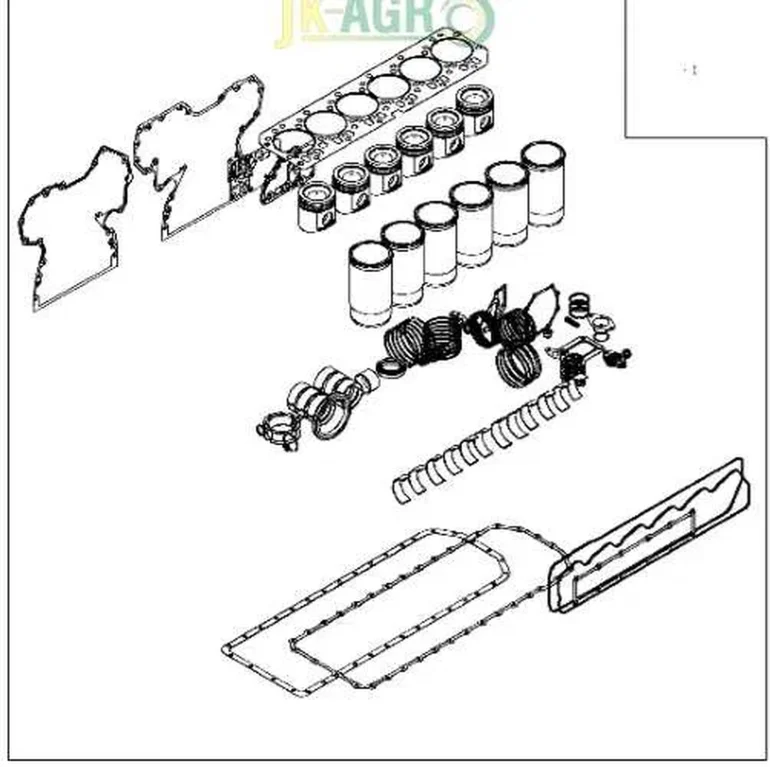 Zestaw naprawczy silnika org. John Deere RE546994, 7930,7830,7730
