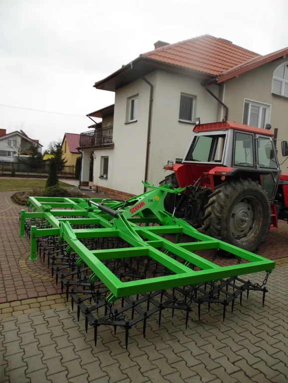 Brona polowa, zębata ciężka, KOBRA (podwójna) FIRMY  DZIEKAN
