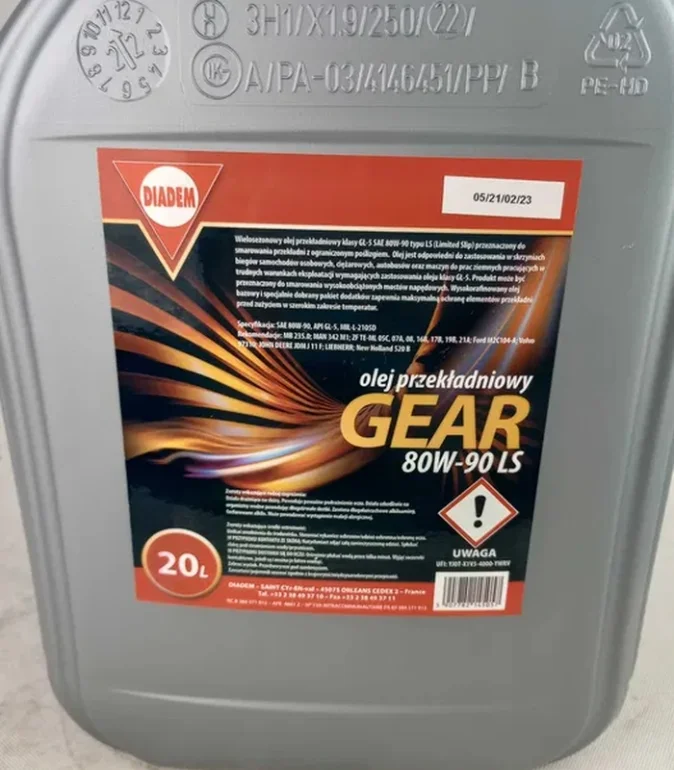Olej przekładniowy Diadem Gear 80w90 20l