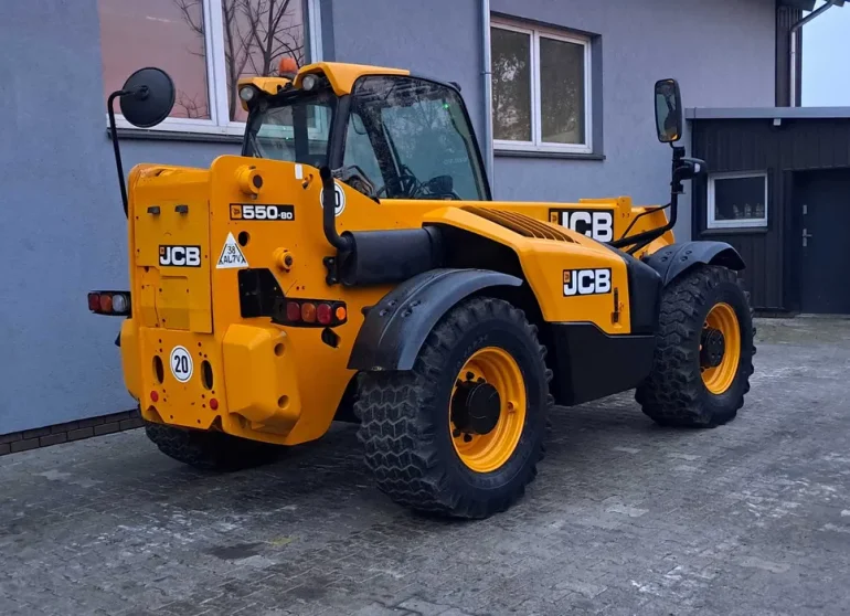 JCB 550-80 AGRI Ostatnie Wydanie BEZ DPF i AdBlue Ładowarka 5T 8m