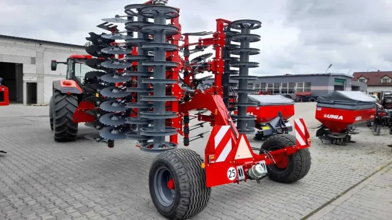 Brona talerzowa 4,5 m UNIA ARES XL 4,5 WAŁ u-RING TANDEM - PROMOCJA