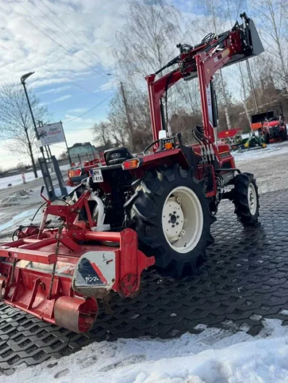 YANMAR F265,4X4 26KM,Wspomag,Zarejestrowany,Glebogryz,TUR , Łyżka 4w1