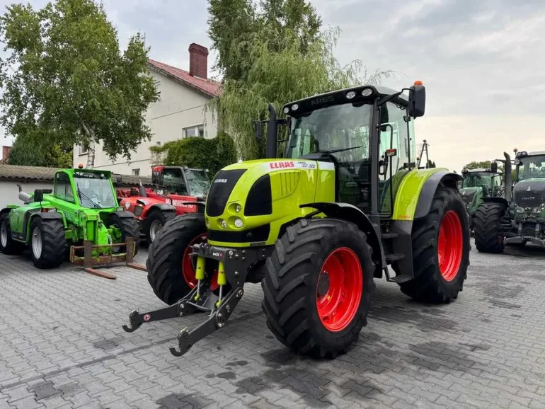 CLAAS ARES 617 ATZ / Klimatyzacja / Kabina amortyzowana / Przedni TUZ