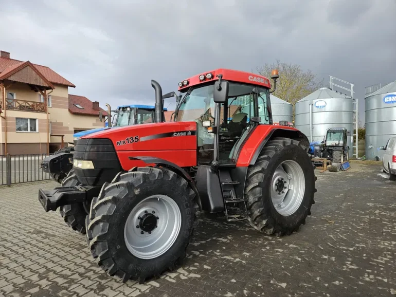 Case mx 135 rok produkcji 2001 nowe 4 opony john zetor