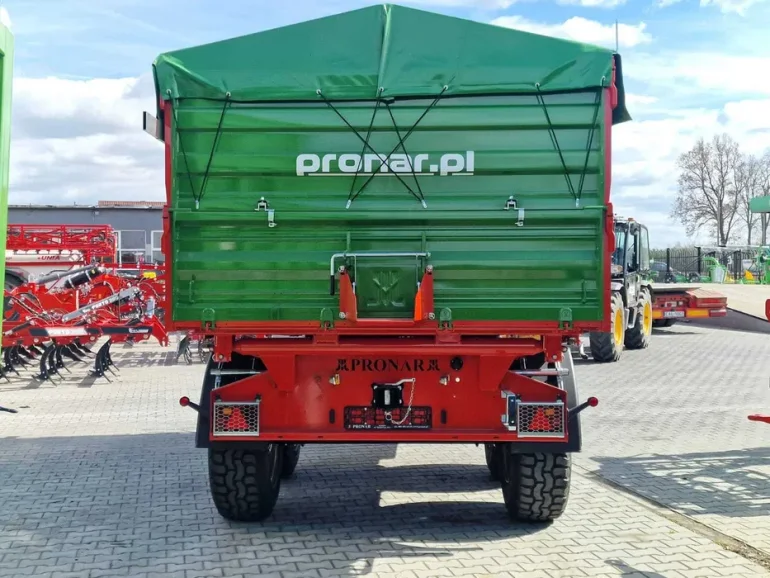 Przyczepa rolnicza 12 TON tandem PRONAT PT512, fabrycznie nowa, 2025