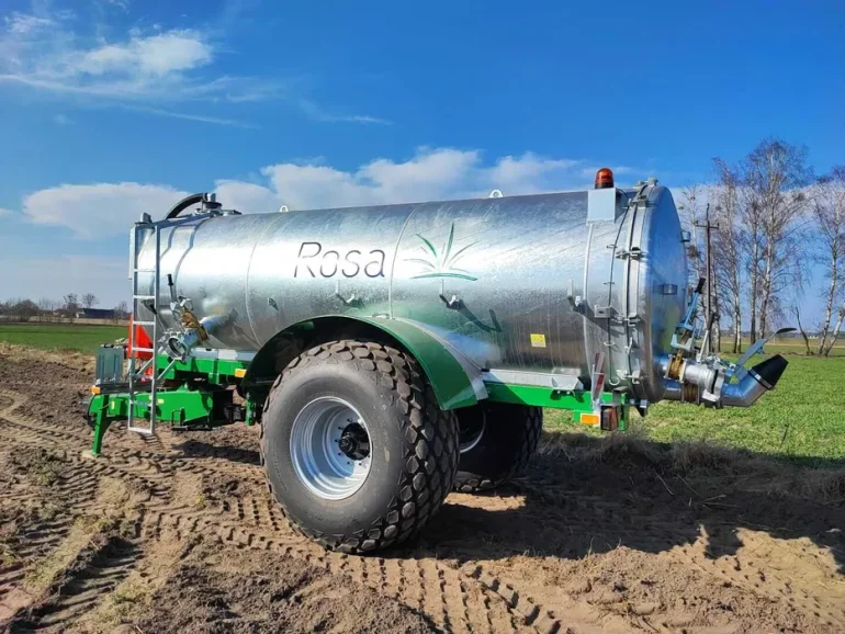 Wóz asenizacyjny ROSA 10/R1 10000 litrów OD RĘKI - beczkowóz, beczka