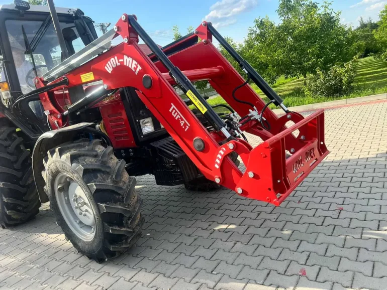 Ładowacz czołowy TUR ciągnika 1500kg dostawa montaż raty WOL-MET 4.1