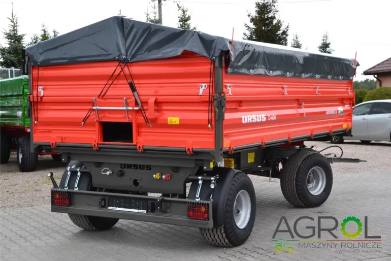 Przyczepa rolnicza URSUS D-606 6 Ton Paletowa Plandeka + Stelaż PRONAR