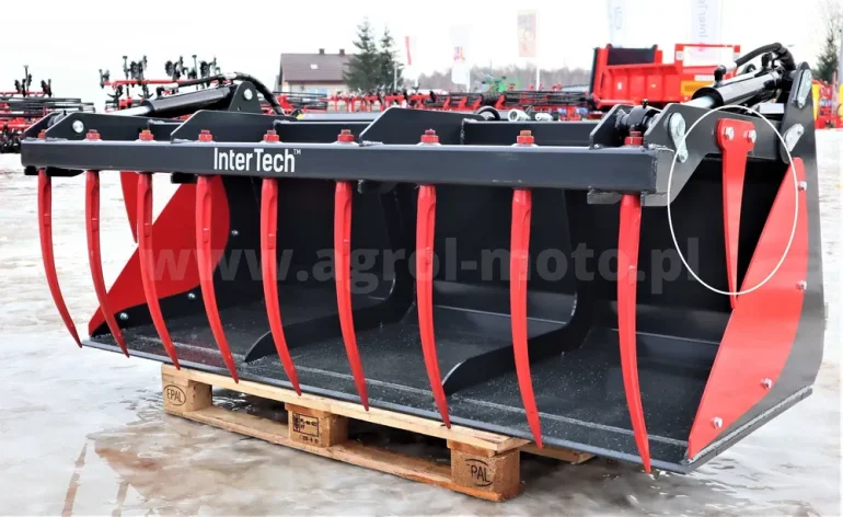 Łyżko-Krokodyl 1,5m 1,8m 2,2m 2,4m Inter Tech; Chwytak Paleciak Łyżka