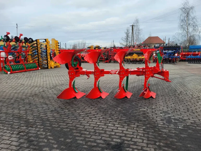OD RĘKI!! Pług AGRO-MASZ POM 2 3 skiby nowy obrotowy PO4 PO5