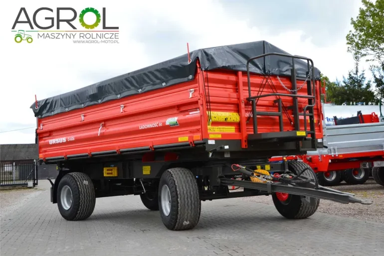 Przyczepa rolnicza URSUS D-606 6 Ton PRONAR Plandeka + Stelaż; Skorupa