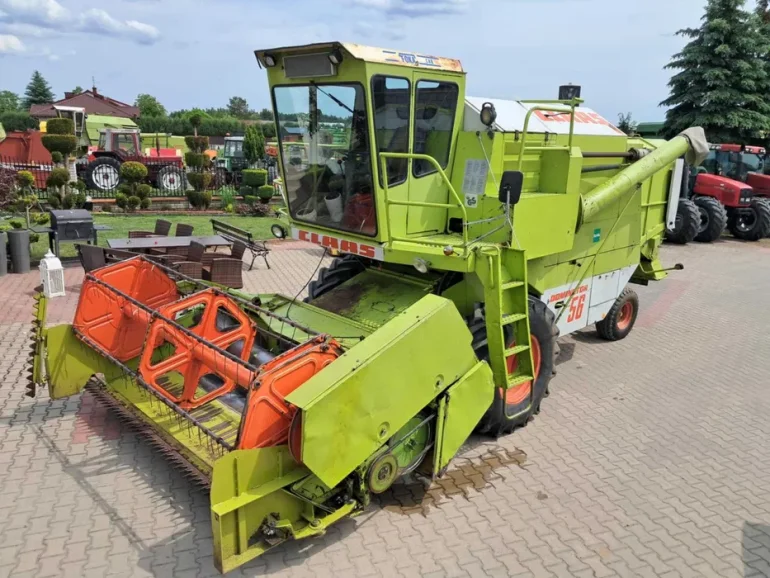 Claas Dominator 56 oryginał 1495 mtg sieczkarnia stół do rzepaku 3m