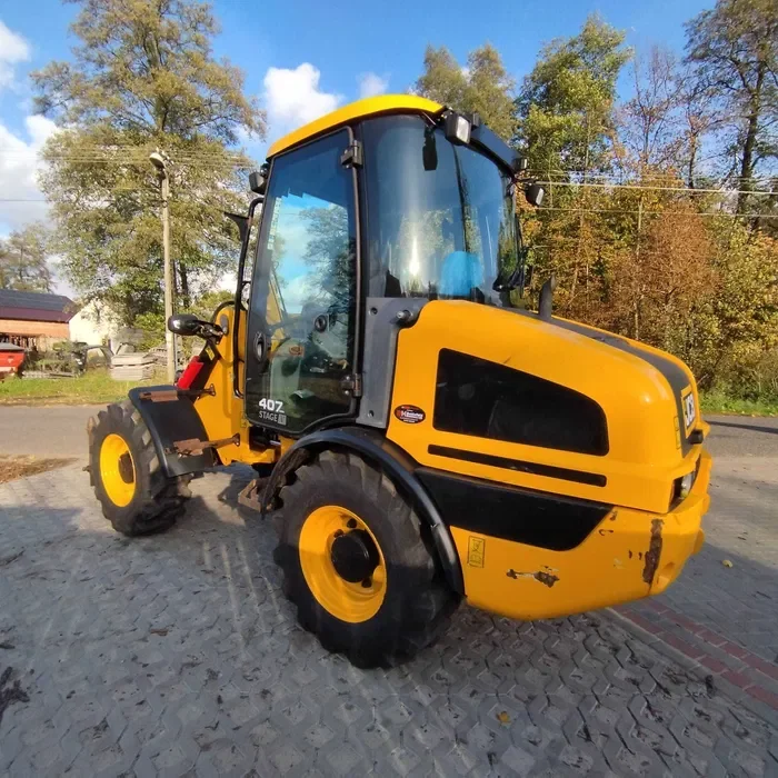 Ładowarka przegubowa JCB 407 kołowa 2021r Cat Volvo Schaffer Weidemann
