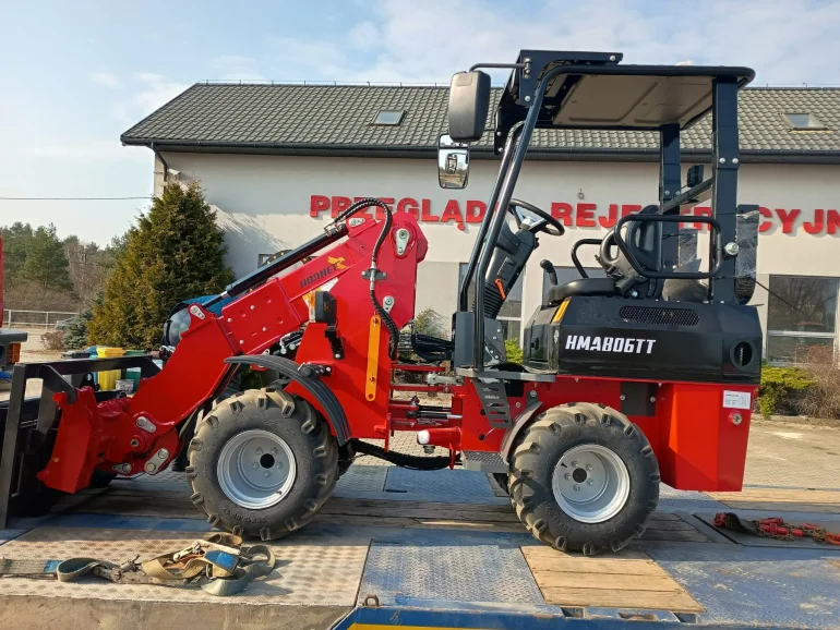 Ładowarka przegubowa mnini teleskop rops Hornet 806