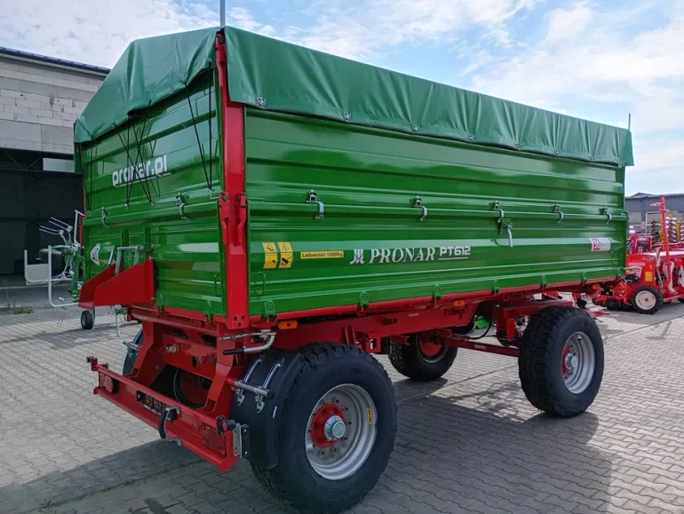 Przyczepa paletowa PRONAR PT612 - 12 ton, cena PROMOCYJNA - rok 2024