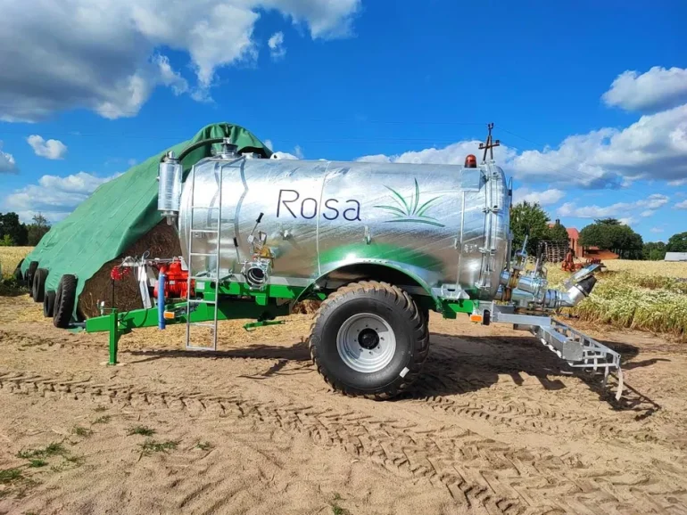 Wóz asenizacyjny ROSA 7/R1, 7000 litrów- beczkowóz, beczka