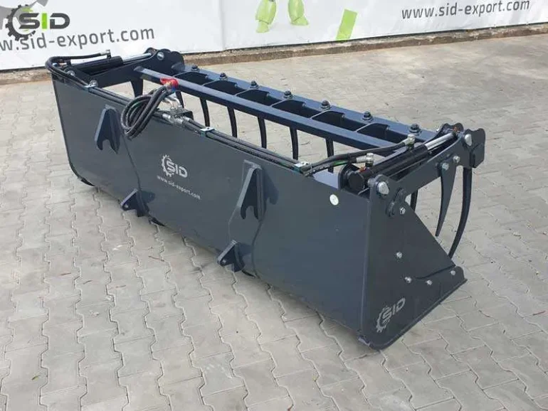 Łyżko krokodyl ząb kuty M, szuflo krokodyl, rekin 1,6 m 0,7 m3 SID