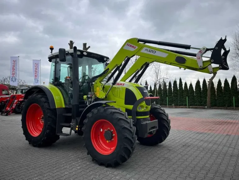 CLAAS ARES 617 ATZ + CLAAS FL120 / Kabina amortyzowana / Klima /