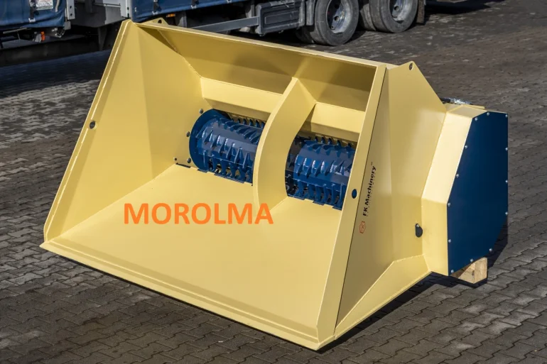 Łyżka rozdrabniacz do BIOGAZOWNI rozdrabniania siekania FK MACHINERY okopowych