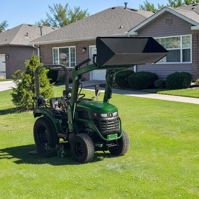 Traktorek LAND z kosiarką międzyosiową Seria X25,4x4,25hp,wspomag,Tur