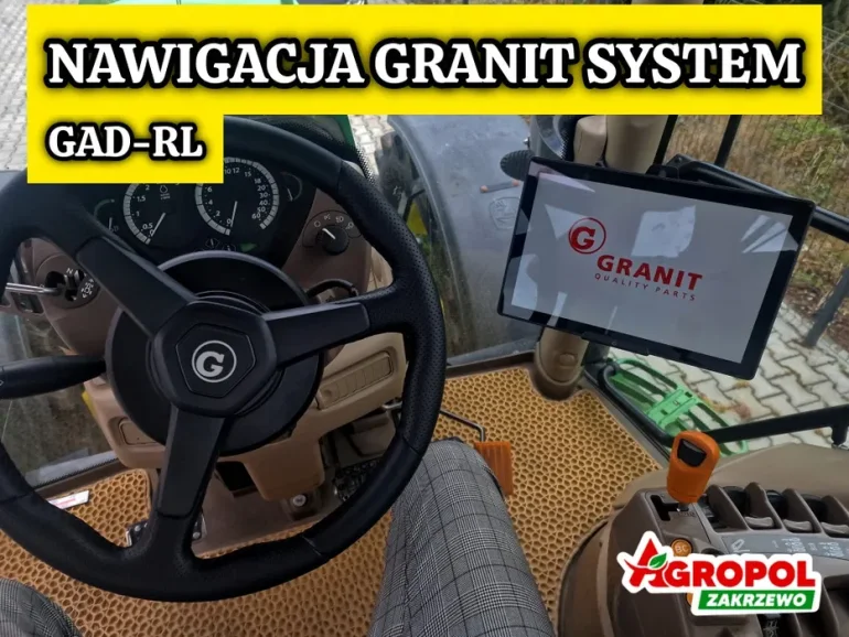 Nawigacja GRANIT SYSTEM GAD-RL - darmowe RTK, dokładność 2.5 cm