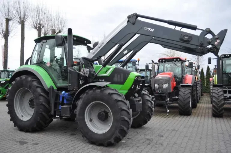 DEUTZ-FAHR AGROTRON 6160 P + QUICKE Q78 / Biegi Pełzające /
