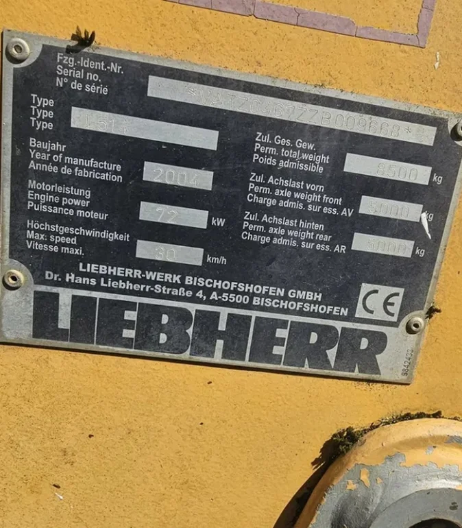 Ładowarka przegubowa liebherr 514 rok produkcji 2004