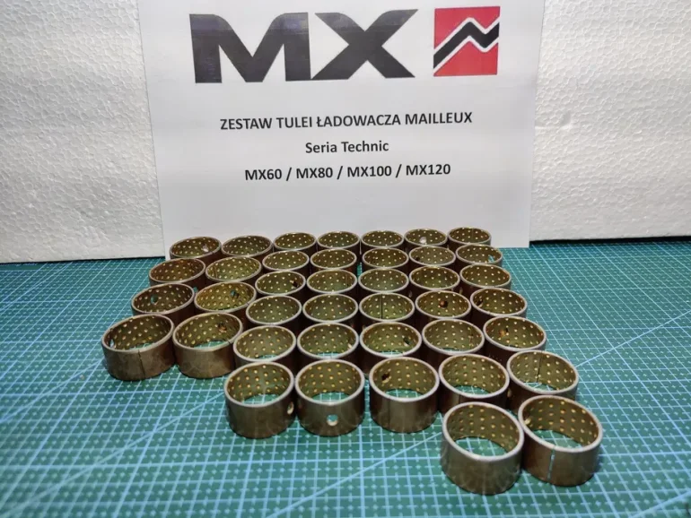 Zestaw tulei ładowacza MAILLEUX seria TECHNIC MX60 MX80 MX100 MX120