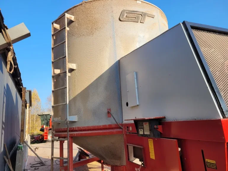 Suszarnia do zboza 14 ton Opico.na gaz Cichy wiatrak turbina