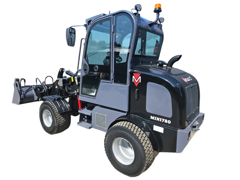 Misato MINI 780 ładowarka 1000kg Klimatyzacja łyżka 4w1 + widły