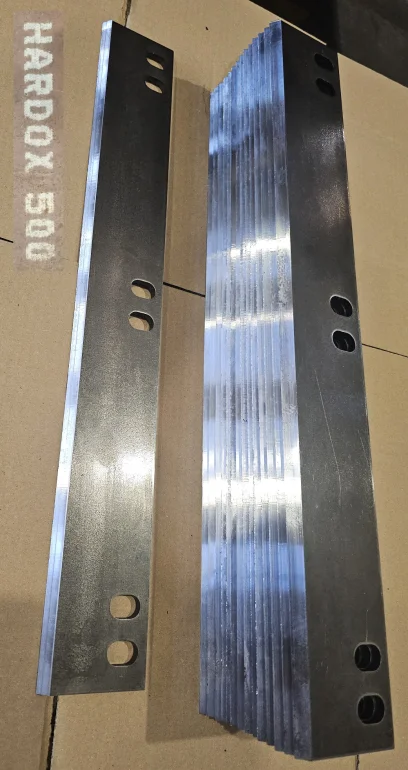 Nóż przystawki New Holland cały z Hardox500  487mm