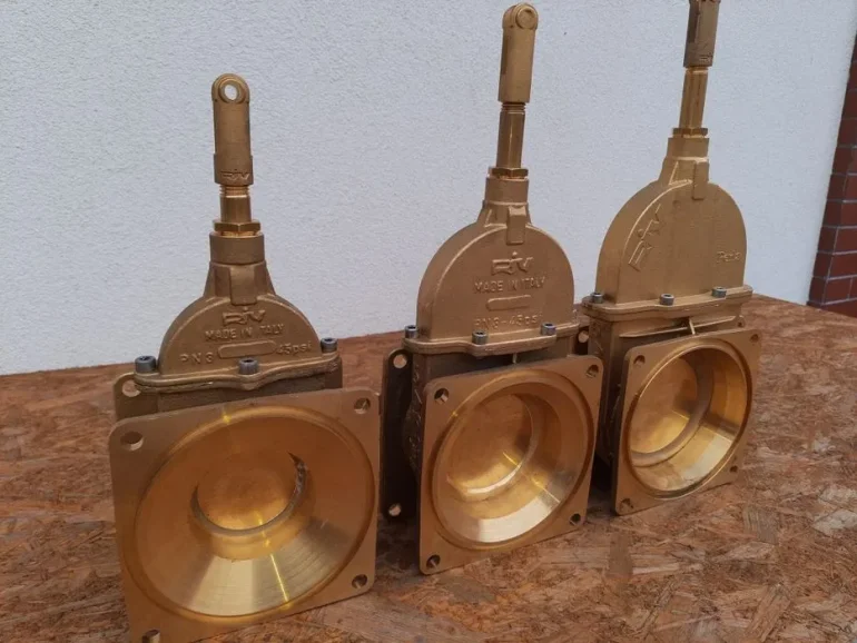 Zasuwa 4" RIV 150x150 zawór beczkowóz 5" 6" MZ joskin meprozet hts