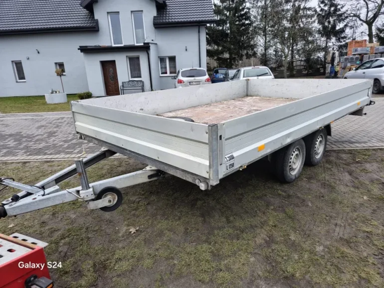 Wynajmę. Wynajem Przyczepa platforma 2000kg Dmc 240cm x412cm