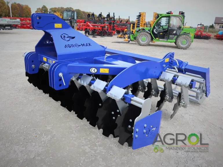 Brona talerzowa 3m, agregat talerzowy Agro-Max fi560; wał rurowy