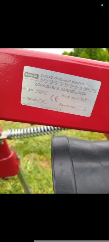 Zgrabiarka Karuzelowa PROMAR Z230/2 3,5m cena