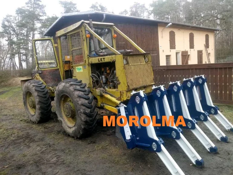 Brona leśna Zgrabiarka do gałęzi URFB FK MACHINERY by KOŁASZEWSKI spycharka