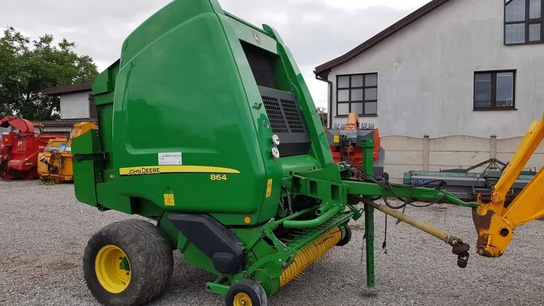 Prasa John Deere 864 Siatka sznurek Rotor 2013 rok , stan idealny. 854