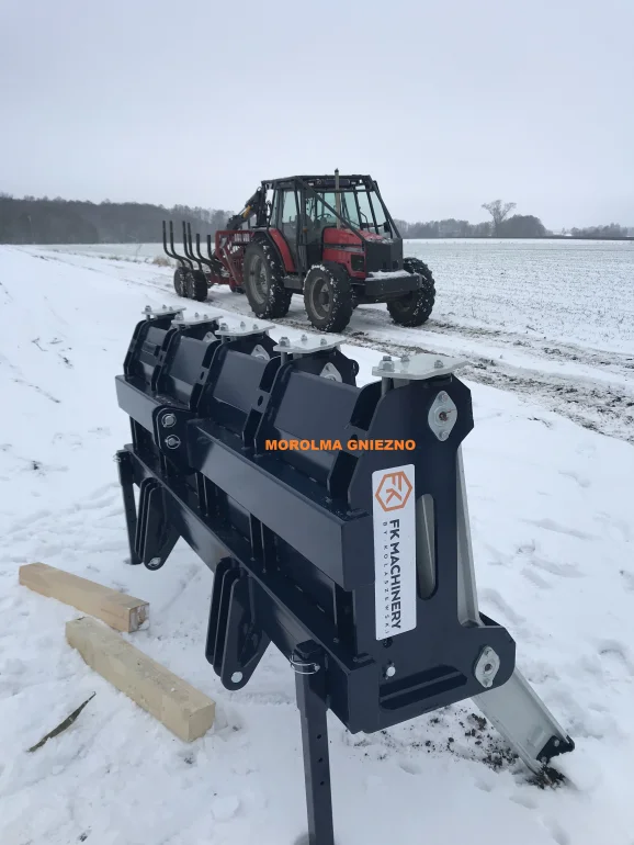 Brona leśna Zgrabiarka do gałęzi URFB FK MACHINERY by KOŁASZEWSKI spycharka