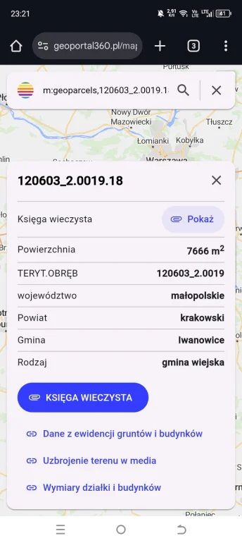 Pole rolne Gmina Iwanowice Władysława