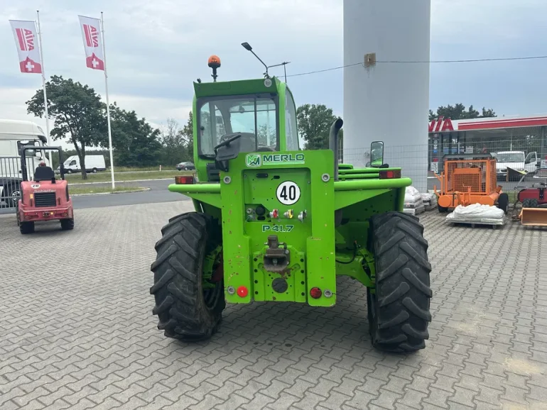 Merlo P 41.7 hamulce pneumatyczne przesow boczny 45 km/h