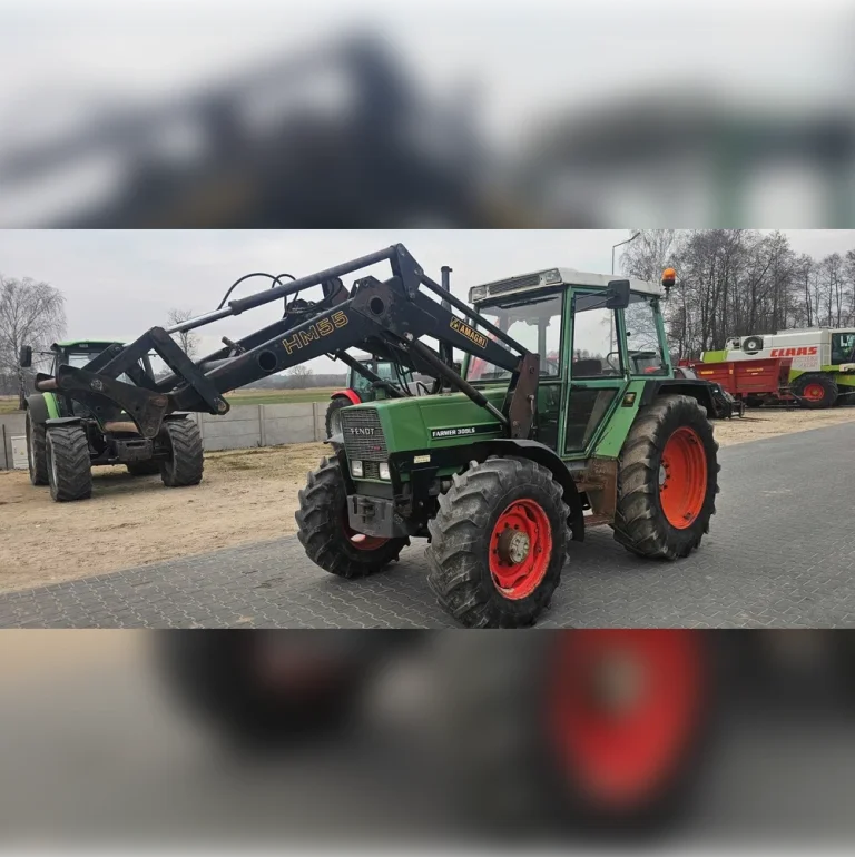 Fendt 309 lsa z ładowaczem