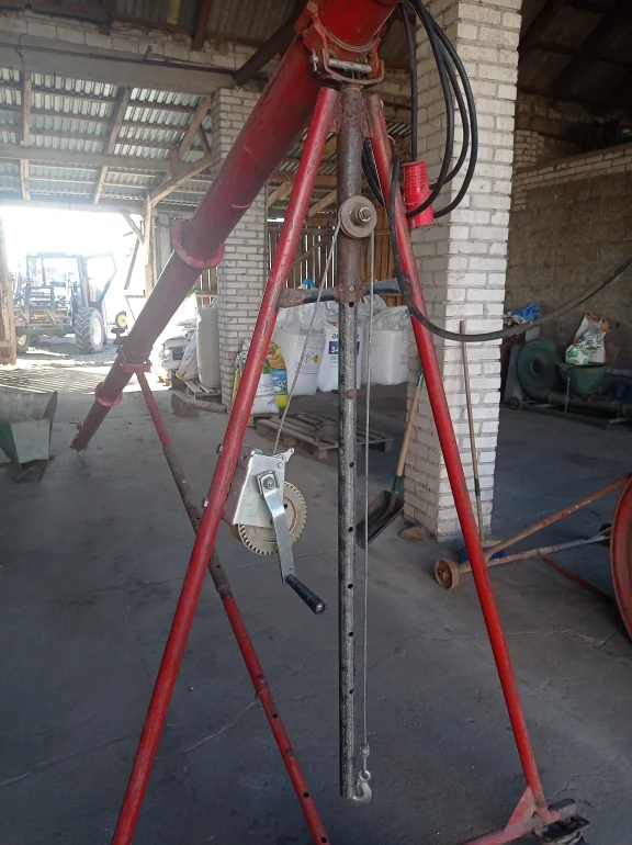 Dmuchawa i Żmijka do rozładunku zboża.