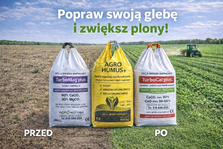 Wapno TurboMag Magnezowe Granulowane  TurboCal  Środek Wapnujący  KREDA CZARNA