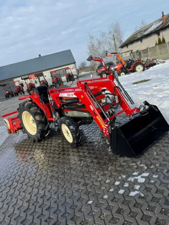 YANMAR F265,4X4 26KM,Wspomag,Zarejestrowany,Glebogryz,TUR , Łyżka 4w1