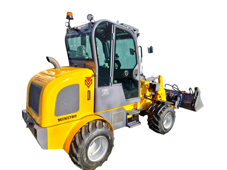 Misato MINI 780 ładowarka 1000kg Klimatyzacja łyżka 4w1 + widły