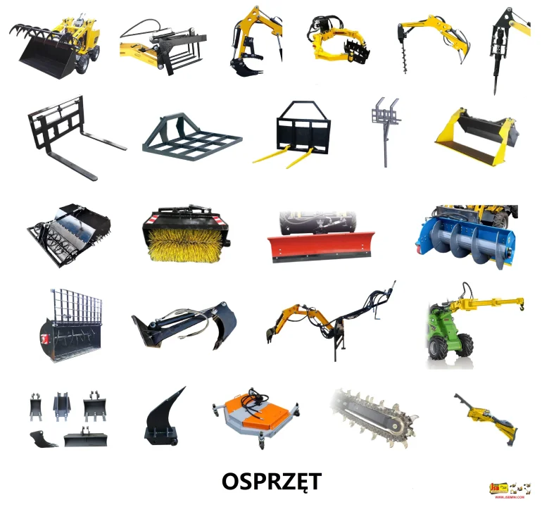 Mini Ładowarka kołowa przegubowa łamana MS-L116KN JSB - Nowa 2025