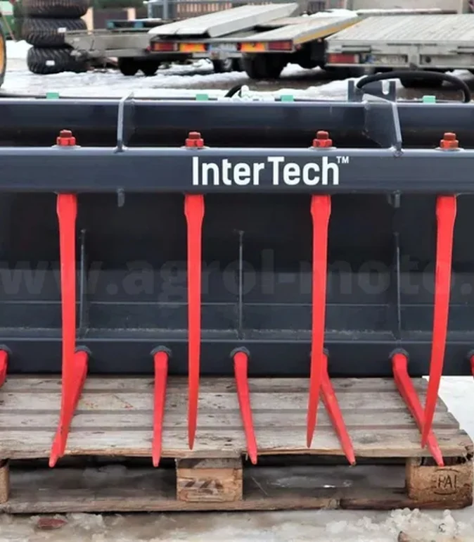 Widło-krokodyl INTER-TECH 1.5m 1,8 m; łyżka/chwytak/paleciak