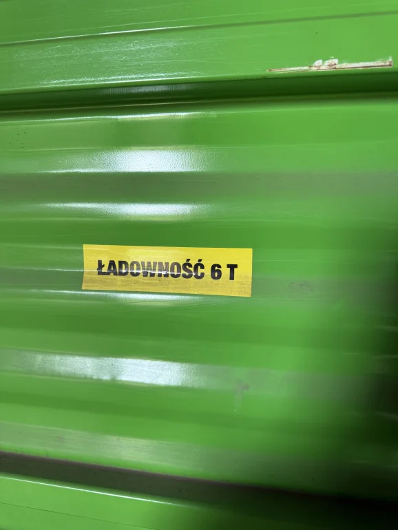 Przyczepa rolnicza 6 ton Wodziński