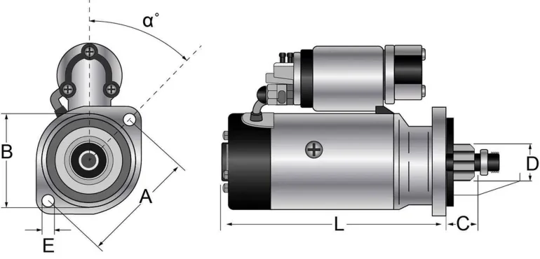 Rozrusznik DEUTZ 12V / 3.2 natężenie Bobcat Deutz-Fahr Massey Ferguson